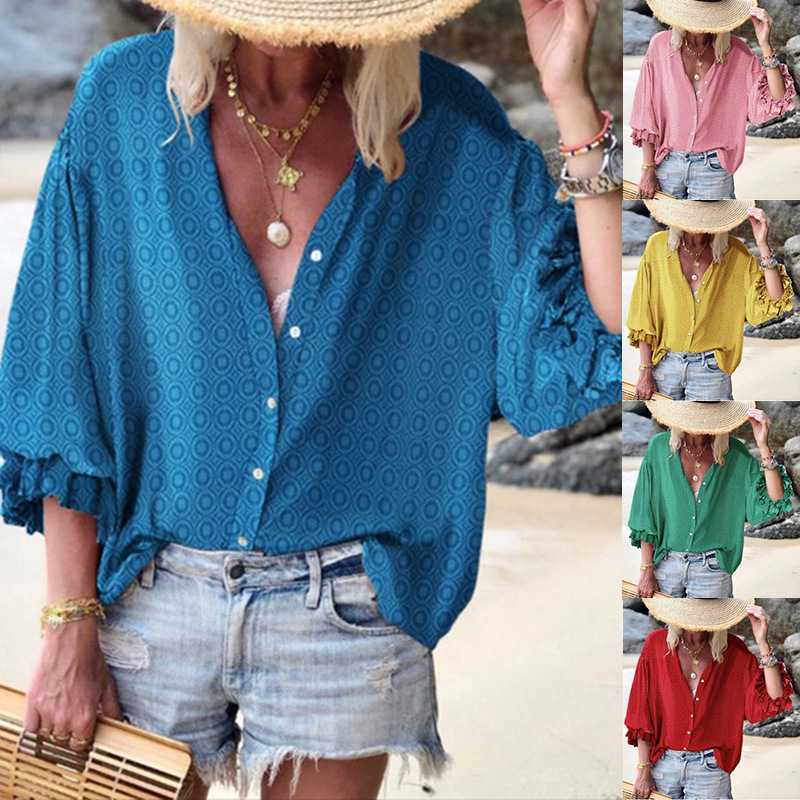 Long-sleeved Printed Shirt