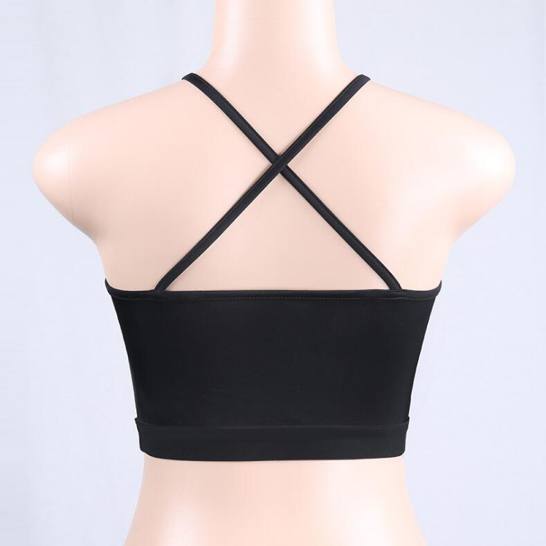 Mesh stitching word exposed navel vest