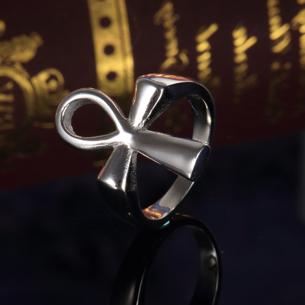 Hollow Cross Ring
