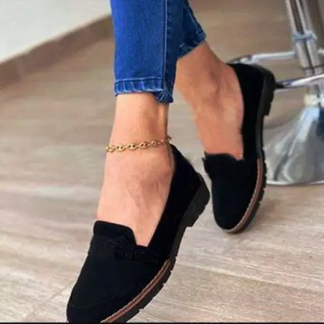 Casual Loafers Platform Shoes Black - Shop at LoveMi