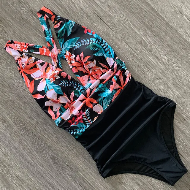 Women's V neck swimsuit 5Style L - Shop at LoveMi