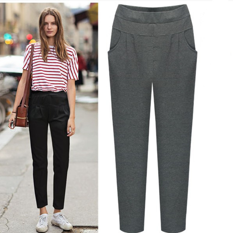Loose and slim Sweatpants  Women's casual pants