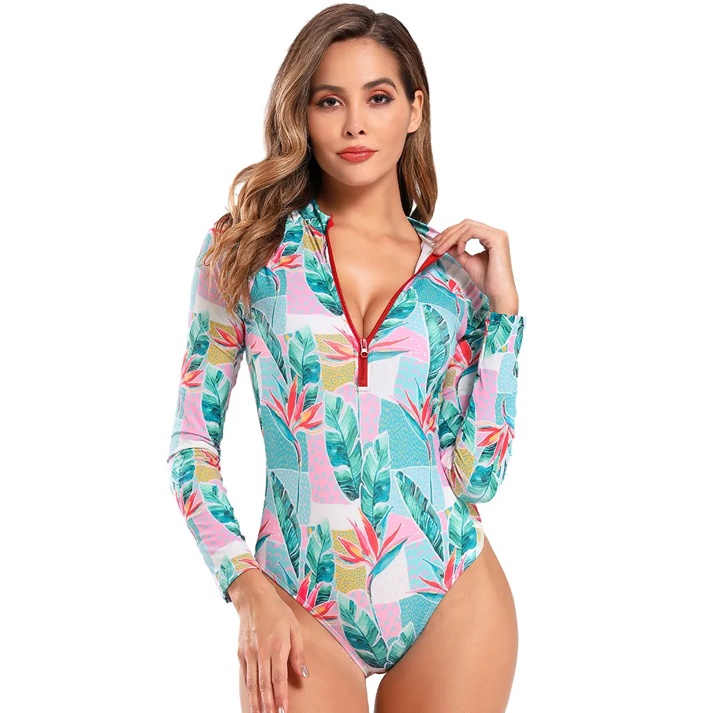 Long-sleeved triangular Siamese ladies - Pink