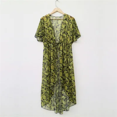 Women's printed loose bikini blouse Black - Shop at LoveMi