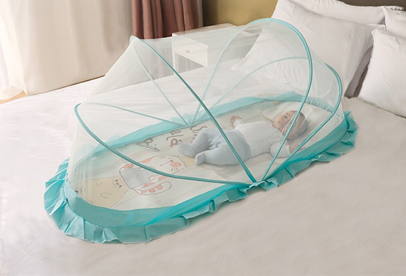 Baby Crib Mosquito Net Children's Baby Foldable Mosquito Net Newborn Mosquito Cover Children's Yurt Bottomless Universal