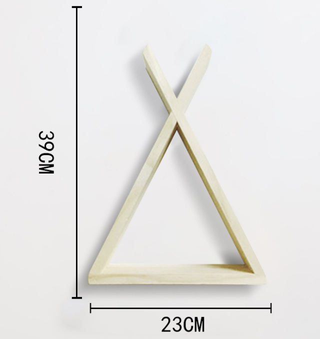 X triangle rack decoration
