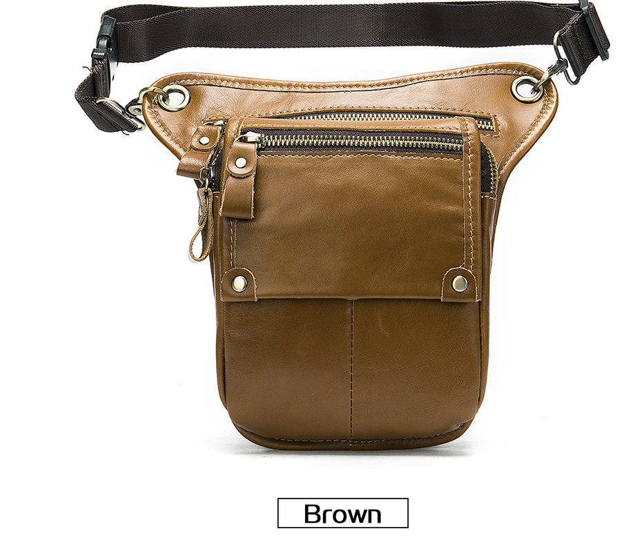 Vintage leather crossbody bag — foto 9