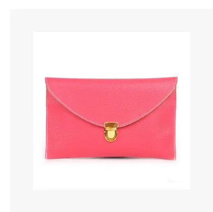 Envelope clutch shoulder bag - Red
