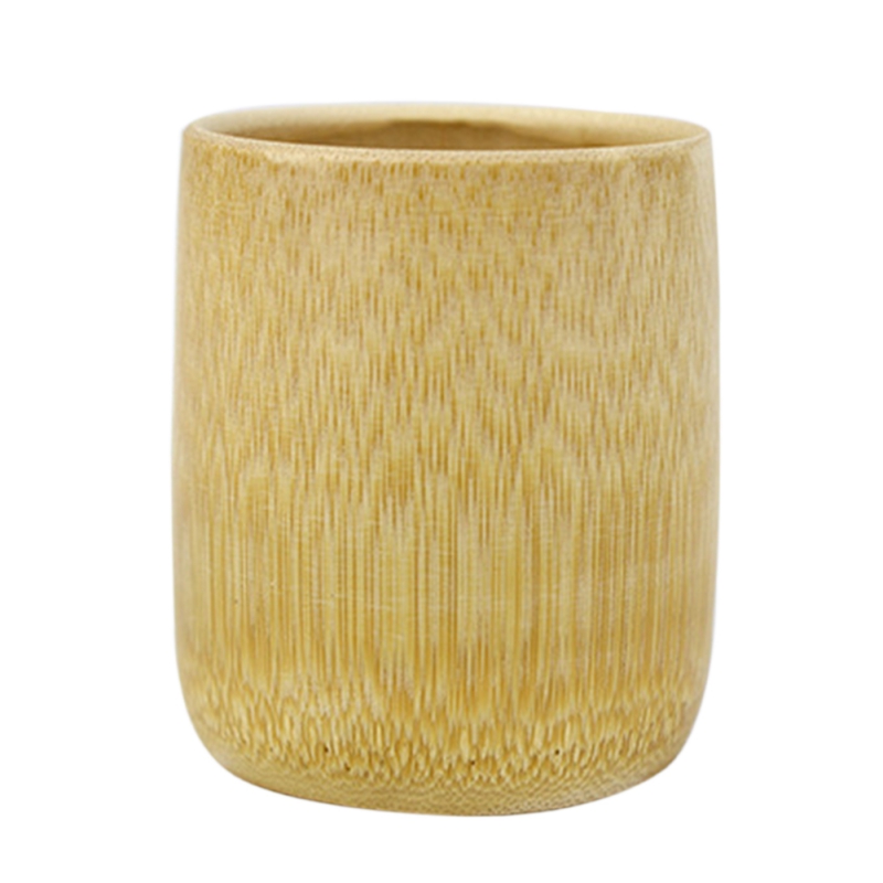 Handmade bamboo tea cup