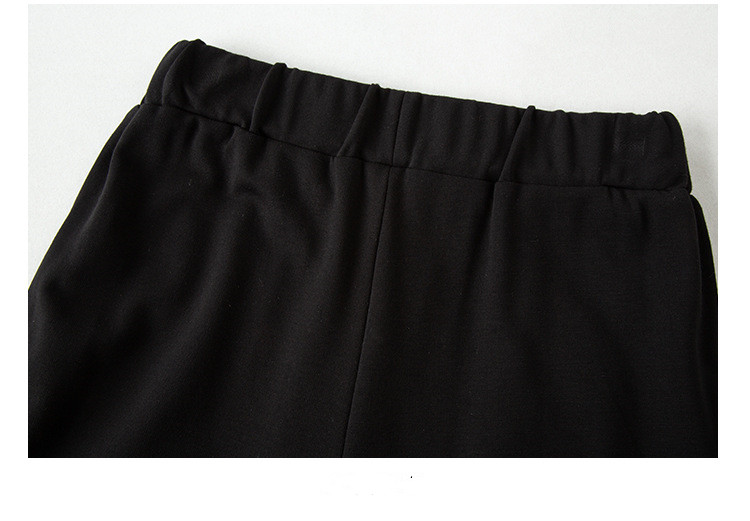 Women's long trousers with large legs in autumn and winter