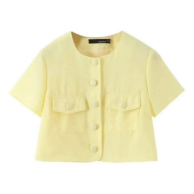 Suit skirt suit Yellow - Shop at LoveMi