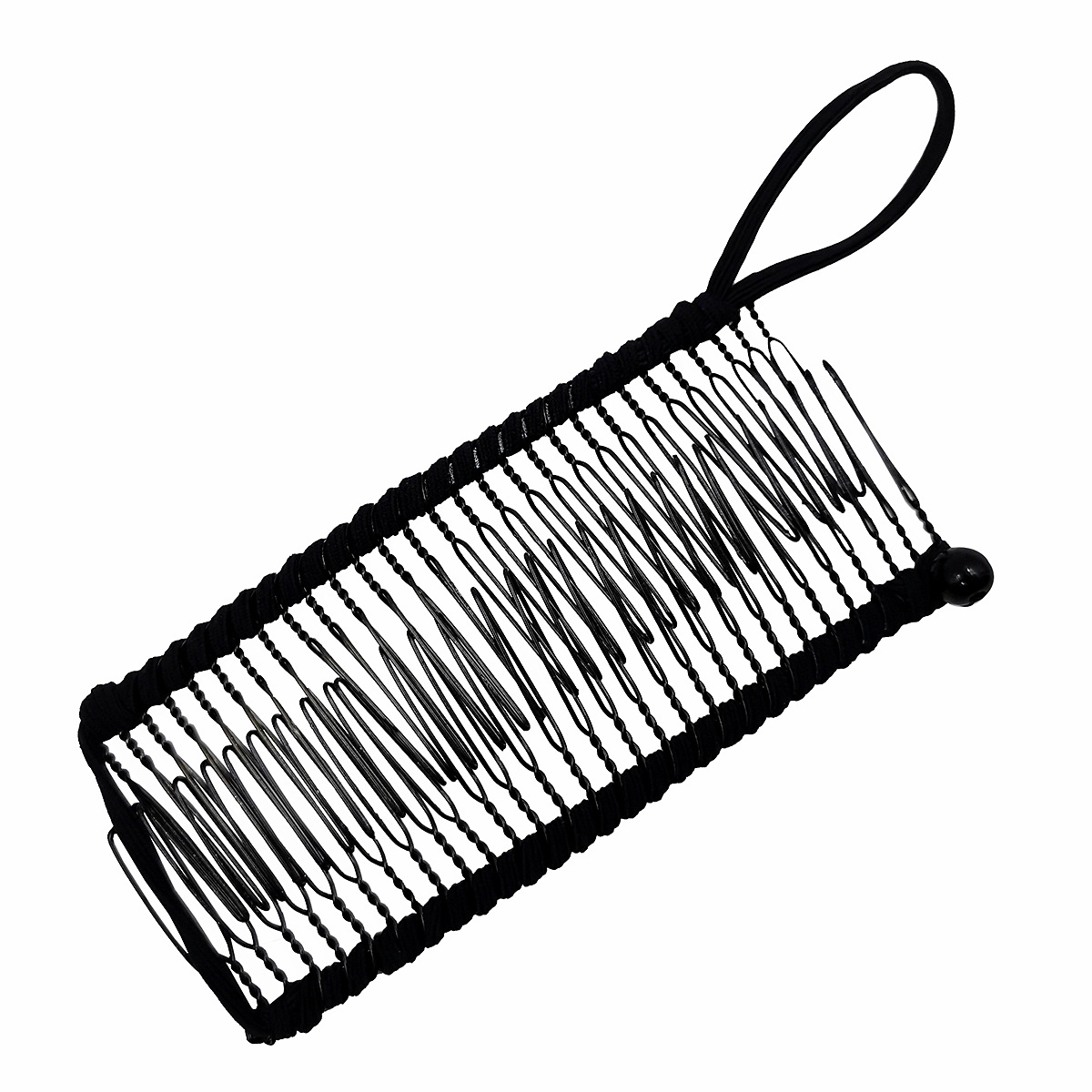 Lazy Hair Curler Banana Hairpin Curler Fashion Insert Comb Curler Black A - Shop at LoveMi