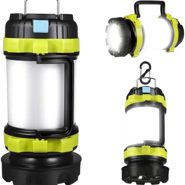 Outdoor Emergency Camping Light Flashlight Rechargeable Battery Power Bank