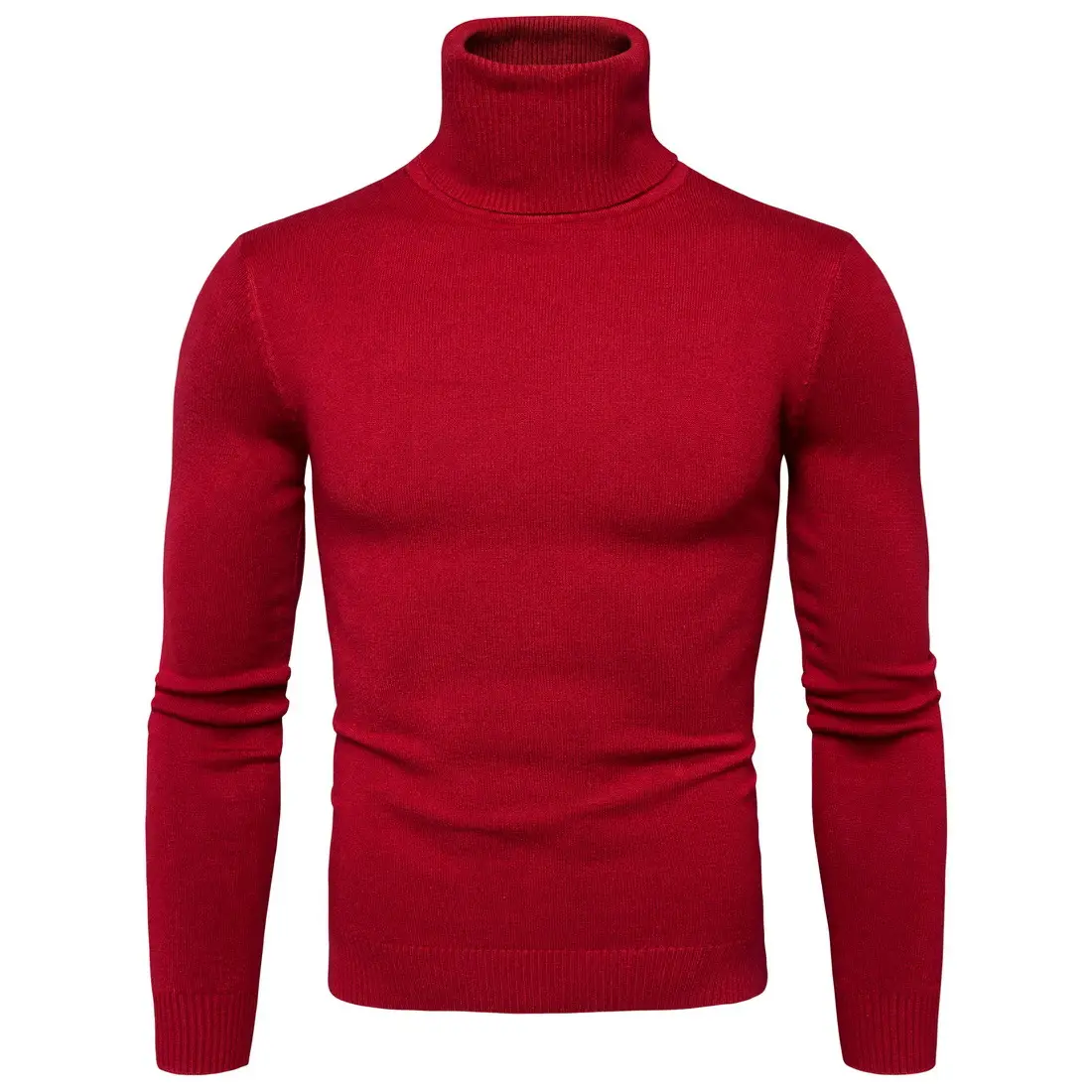 Turtleneck men's sweater