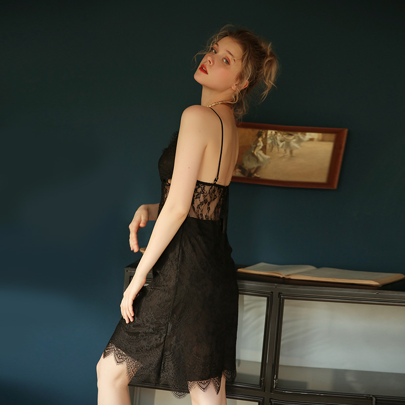 Fashionable home wear short skirt pajamas