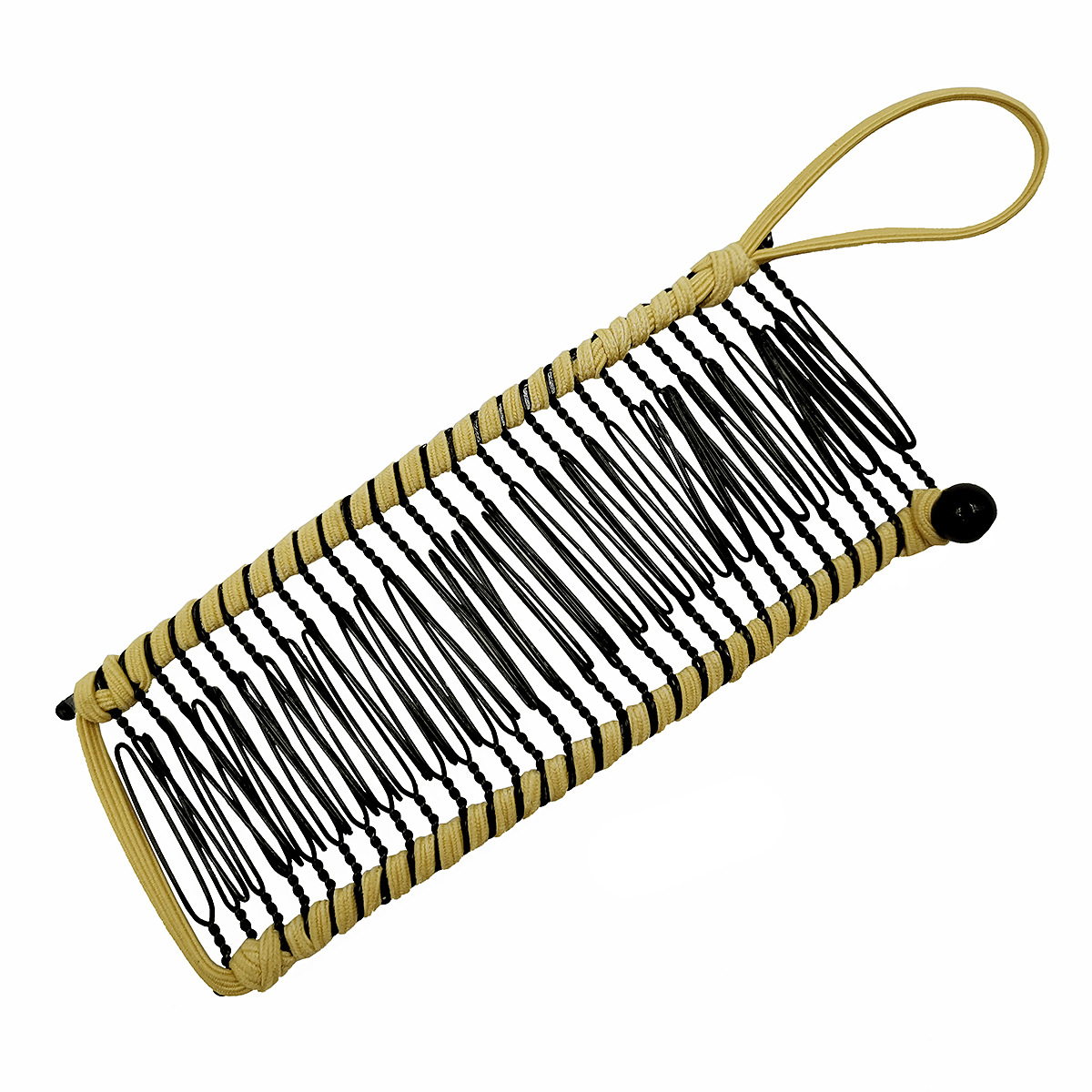 Lazy Hair Curler Banana Hairpin Curler Fashion Insert Comb Curler Yellow A - Shop at LoveMi