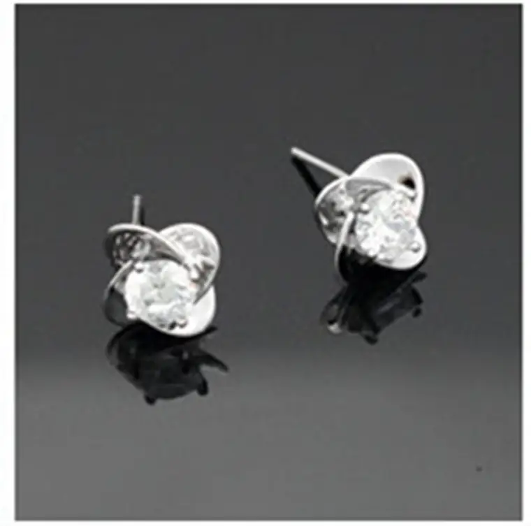 Four-leaf clover earrings