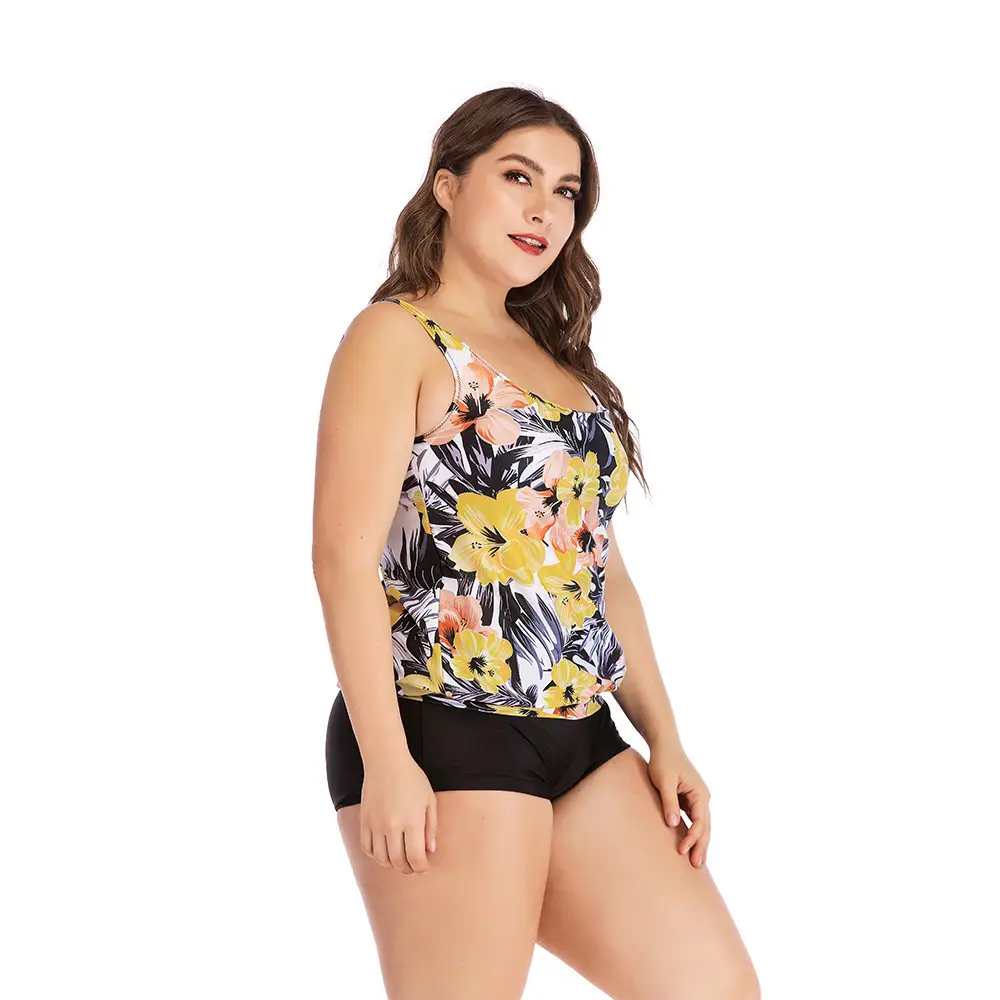 European and American split two piece swimsuit