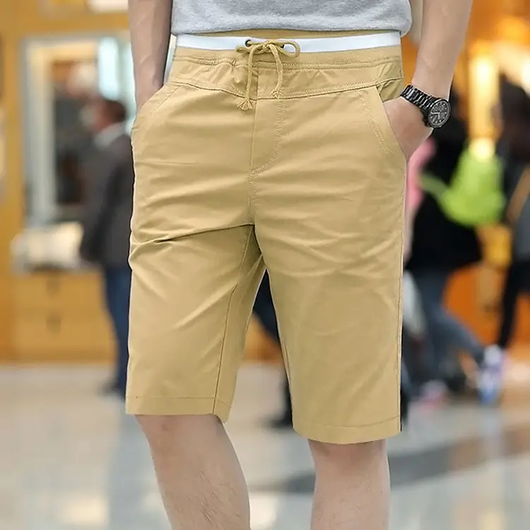 Men's cotton light casual shorts