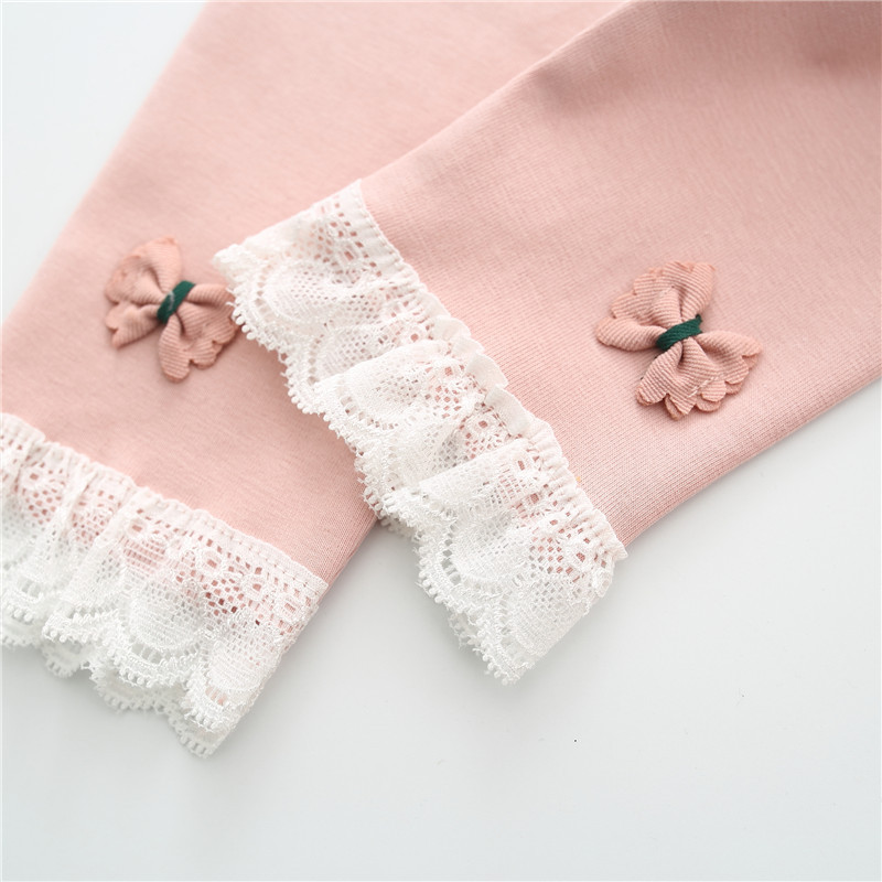 Amber Cotton Baby Girl Leggings