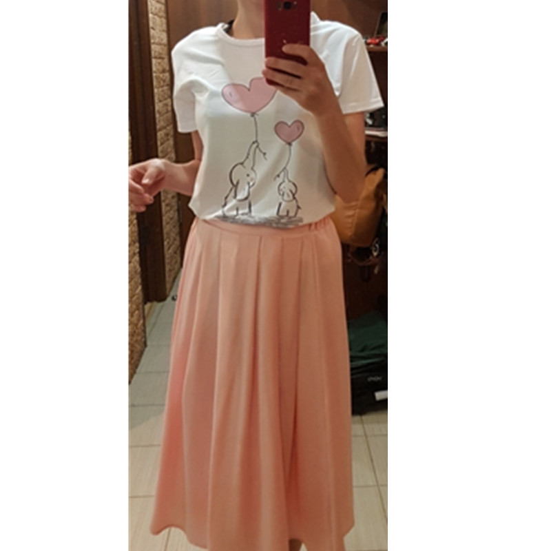 Elephant balloon print T-shirt