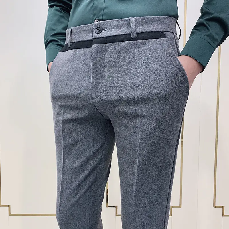 Men's stretch casual trousers