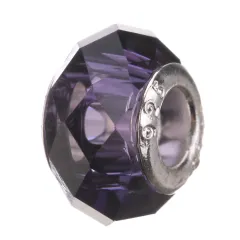 Fine crystal beads accessories - Purple - View 1