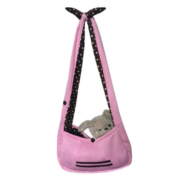 Out pet shoulder bag for small dogs Pink - Shop at LoveMi