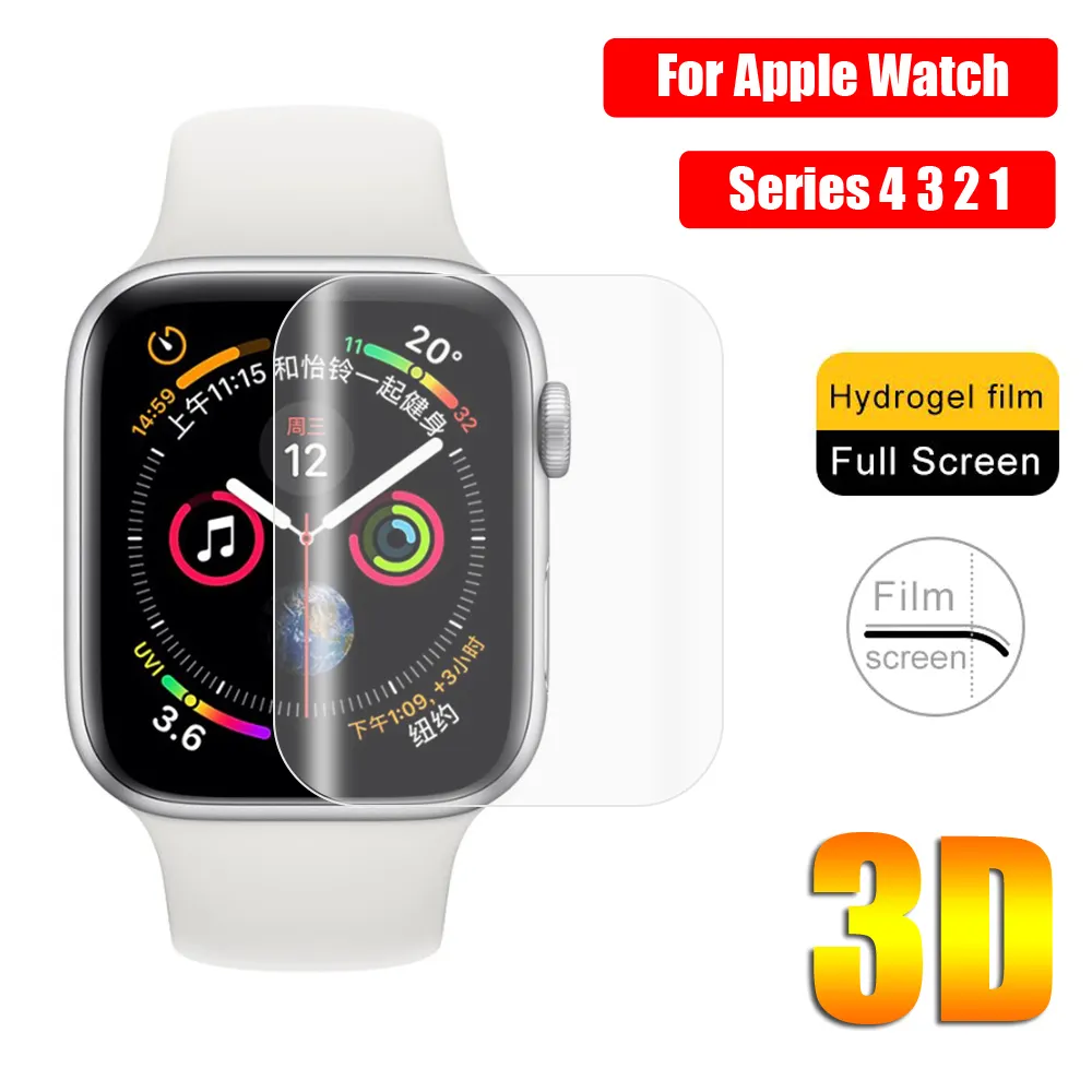 Full screen coverage watch protective film