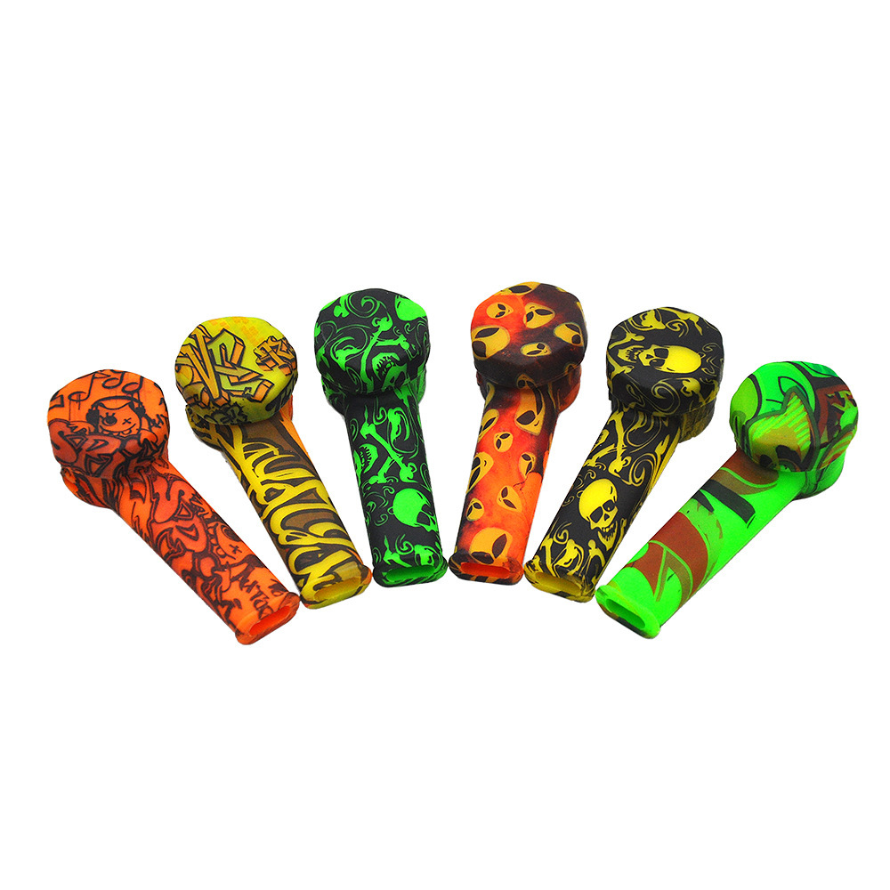 Environmental protection portable silicone water pipe