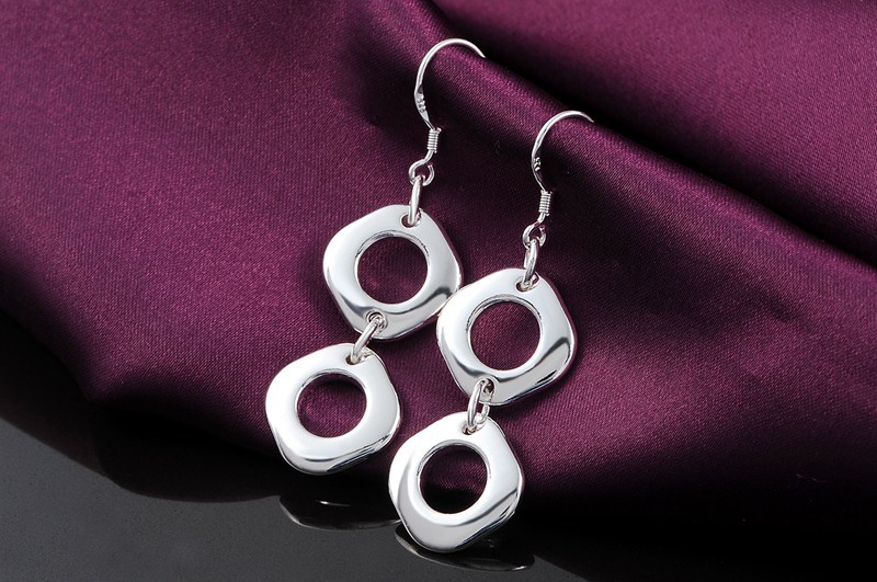Square Bracelet Earring Necklace Set