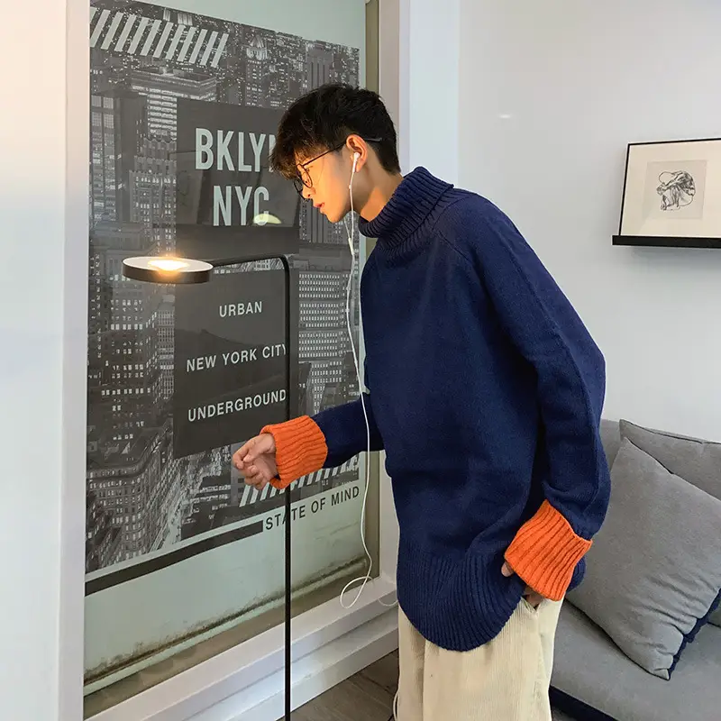 Men's turtleneck sweater