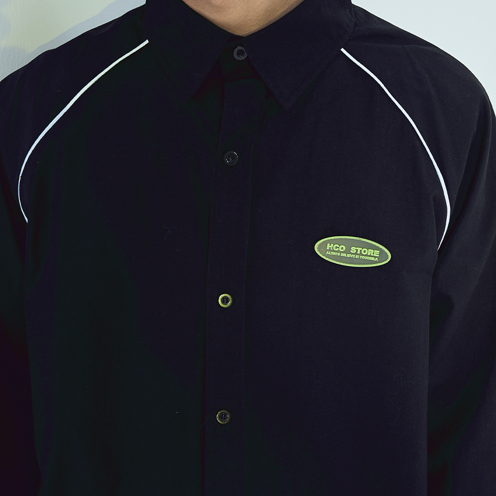 Loose reflective thin long-sleeved shirt