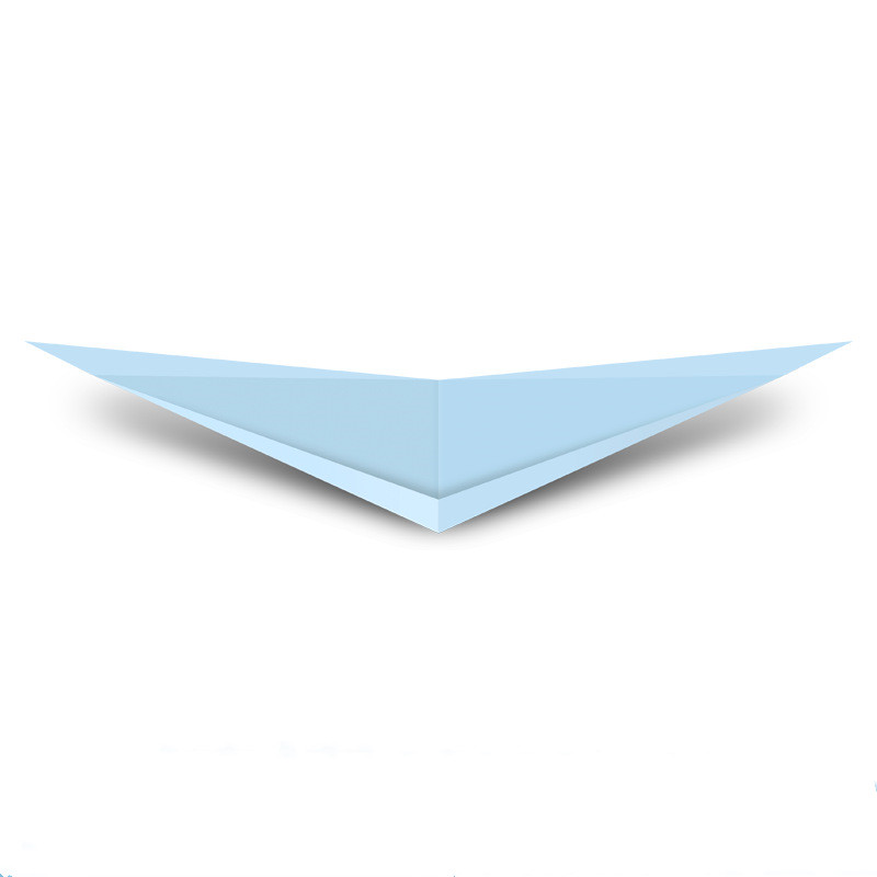 Floating paper plane will never land