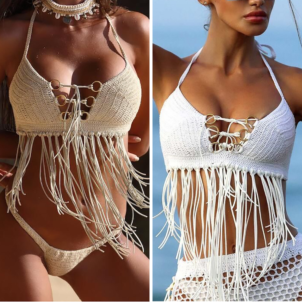 Cutout strap bikini