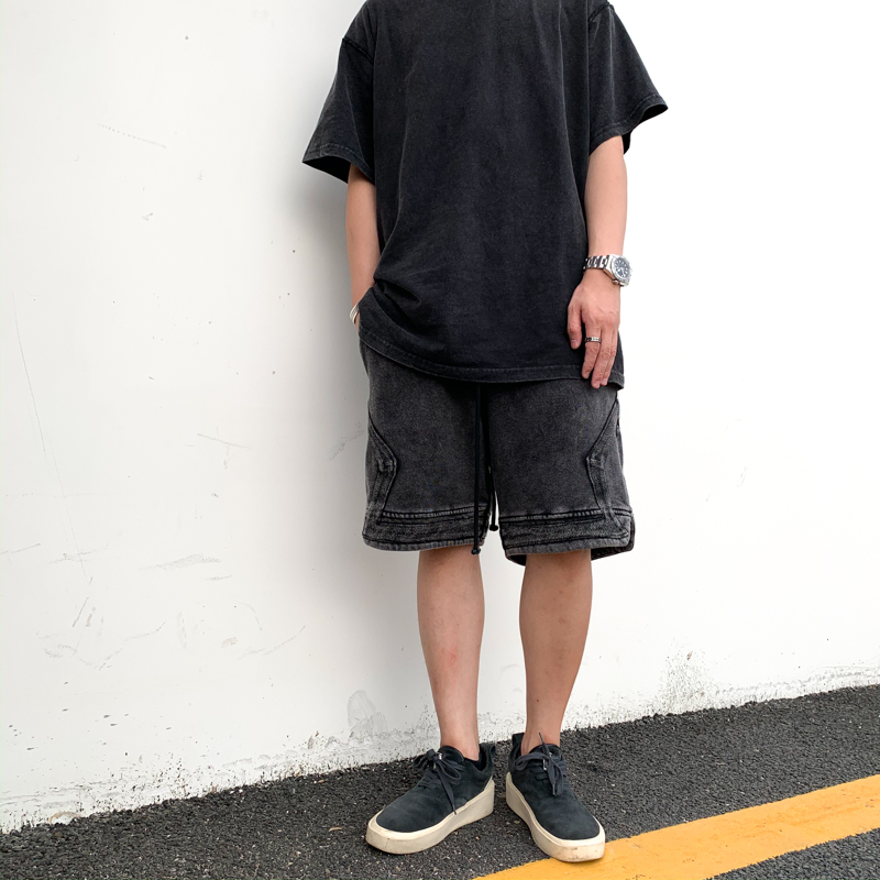 Vintage cotton baggy shorts