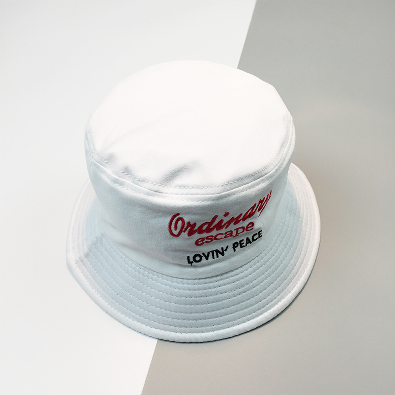 Women's summer letter embroidery hat