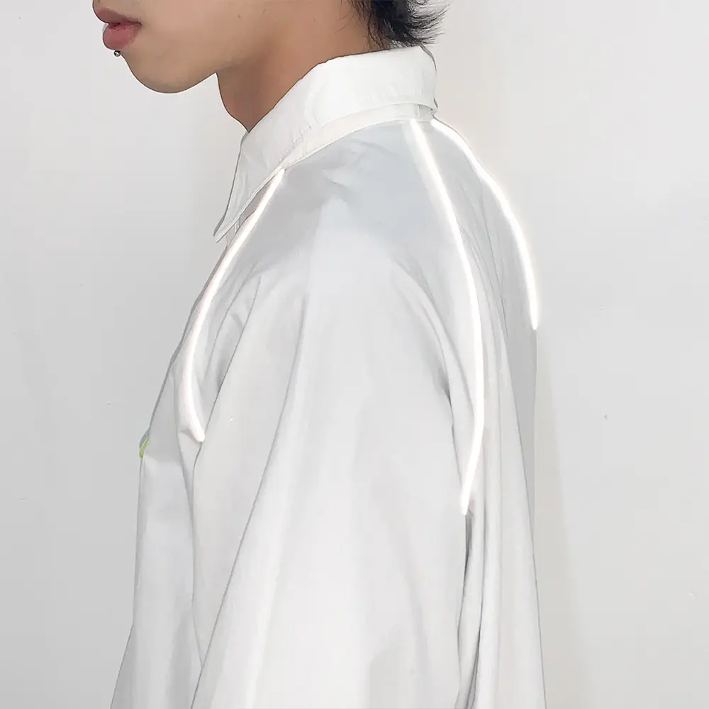 Loose reflective thin long-sleeved shirt