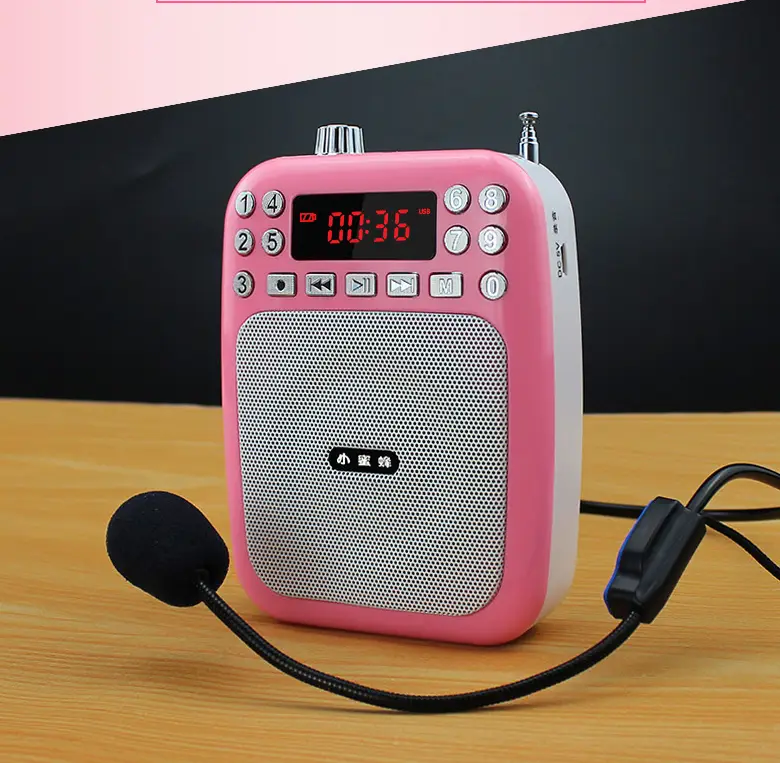 Waist hanging outdoor advertising loudspeaker
