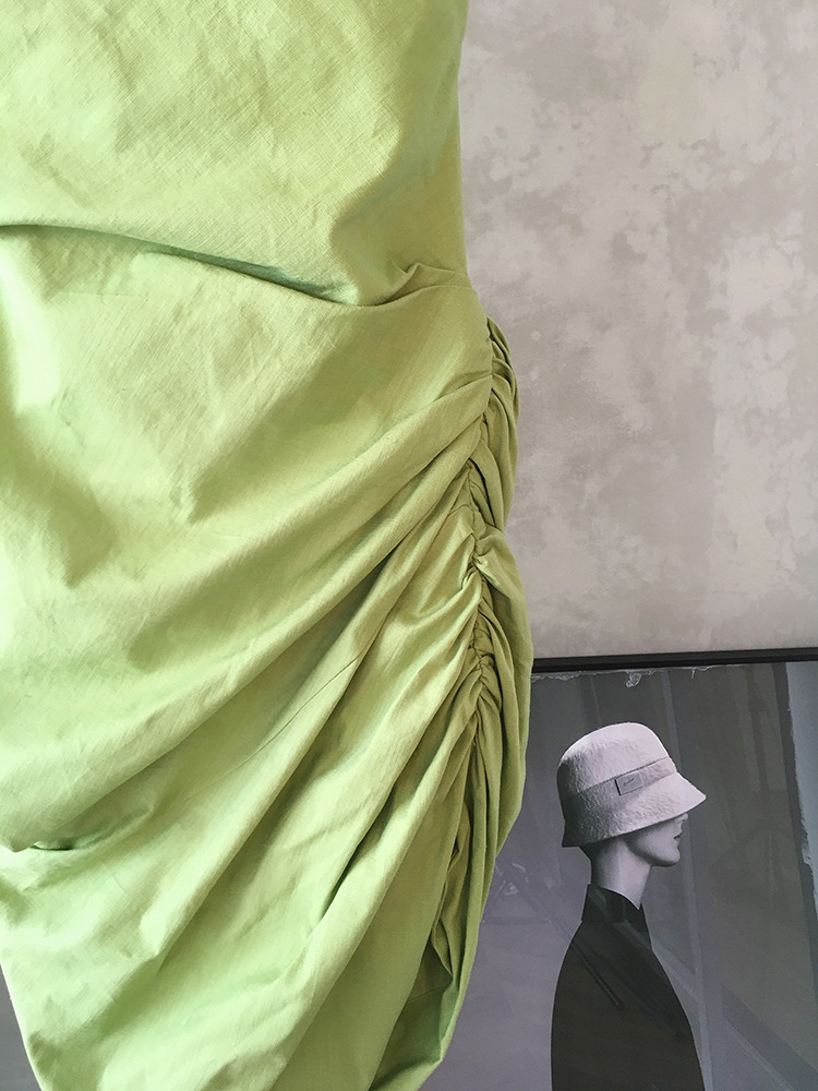 Irregular strap dress