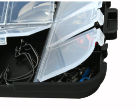 Набор рыболовных аксессуаров из 188 предметов.