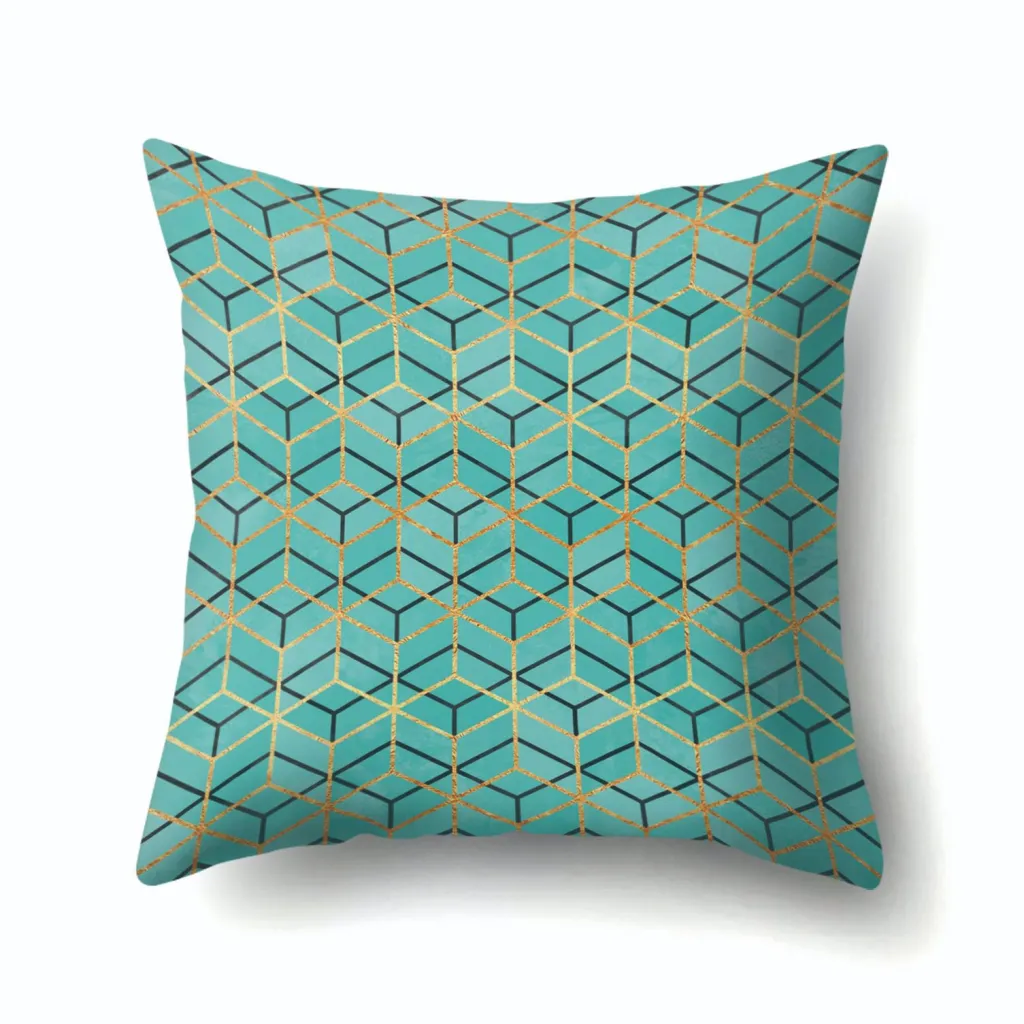 Green polyester pillowcase - Style26