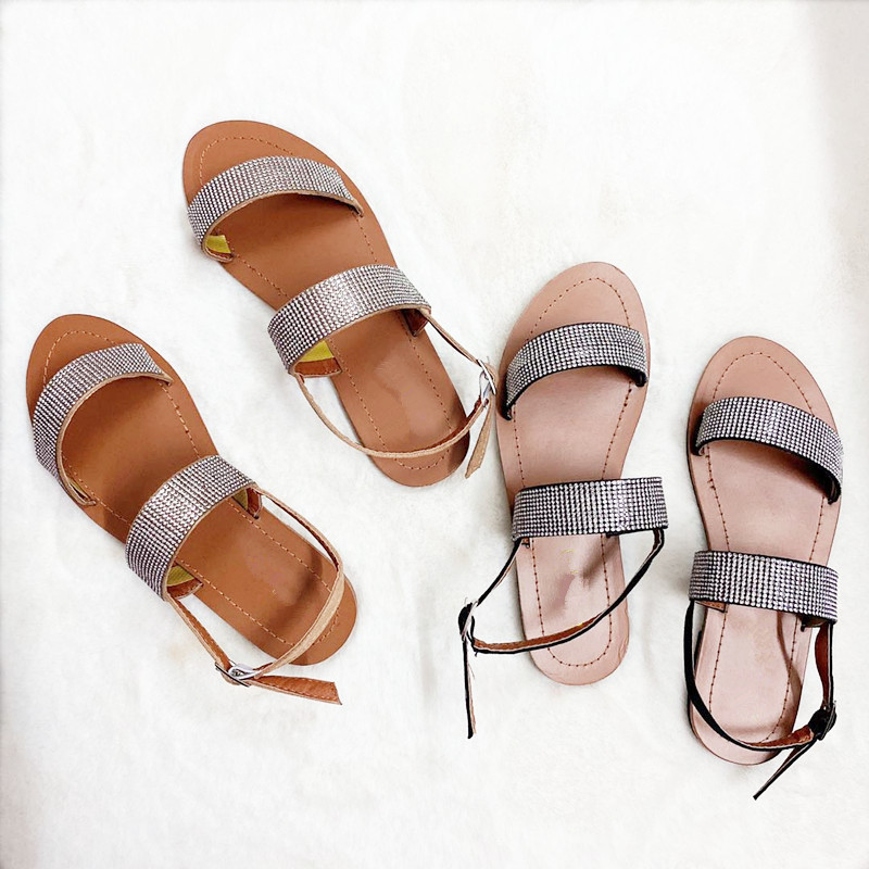 Diamond back bag slippers fashion sandals