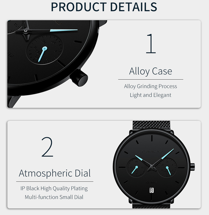 Star fashion simple business men's Watch sports quatz