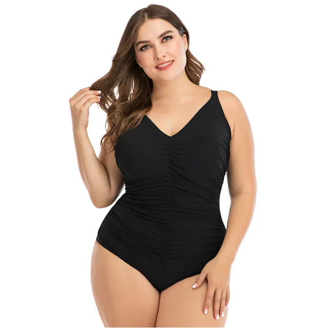 Women's large one piece swimsuit Black - Shop at LoveMi