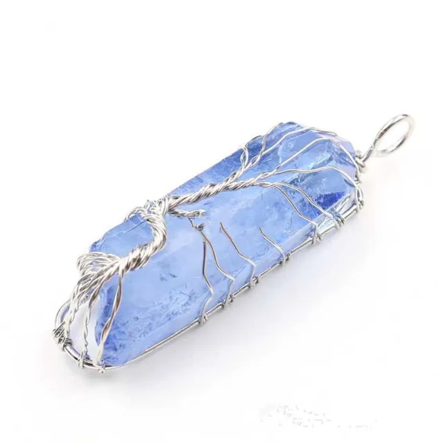 Vintage life tree pendant Blue - Shop at LoveMi