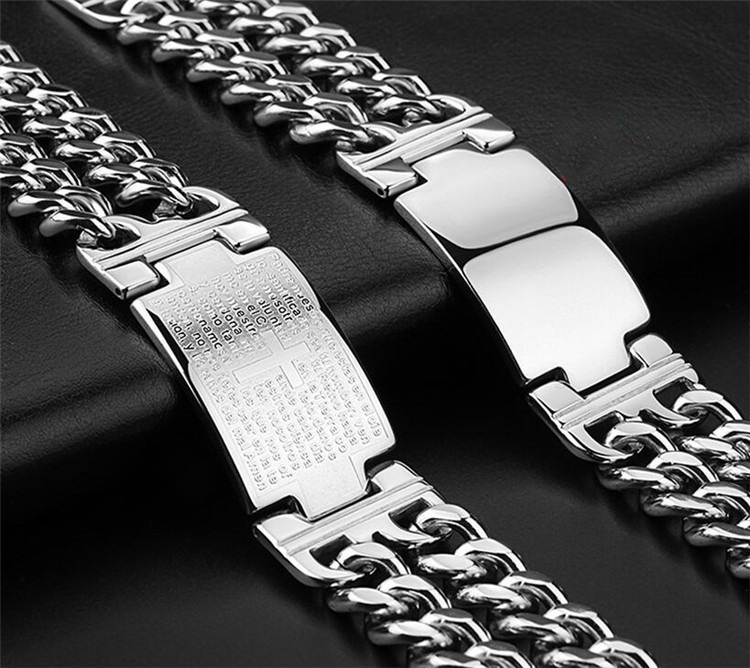 Men's titanium bracelet