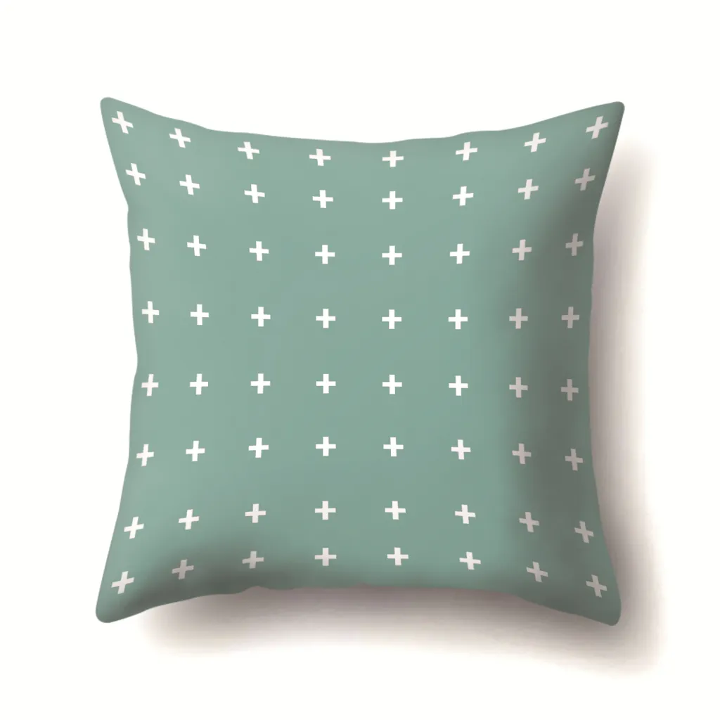 Green polyester pillowcase - Style17