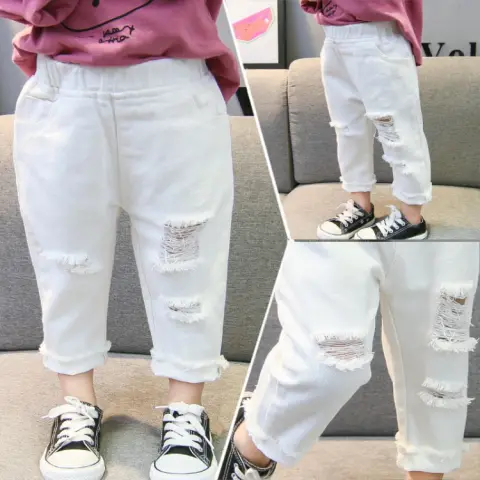 Baby Girl Ripped Jeans
