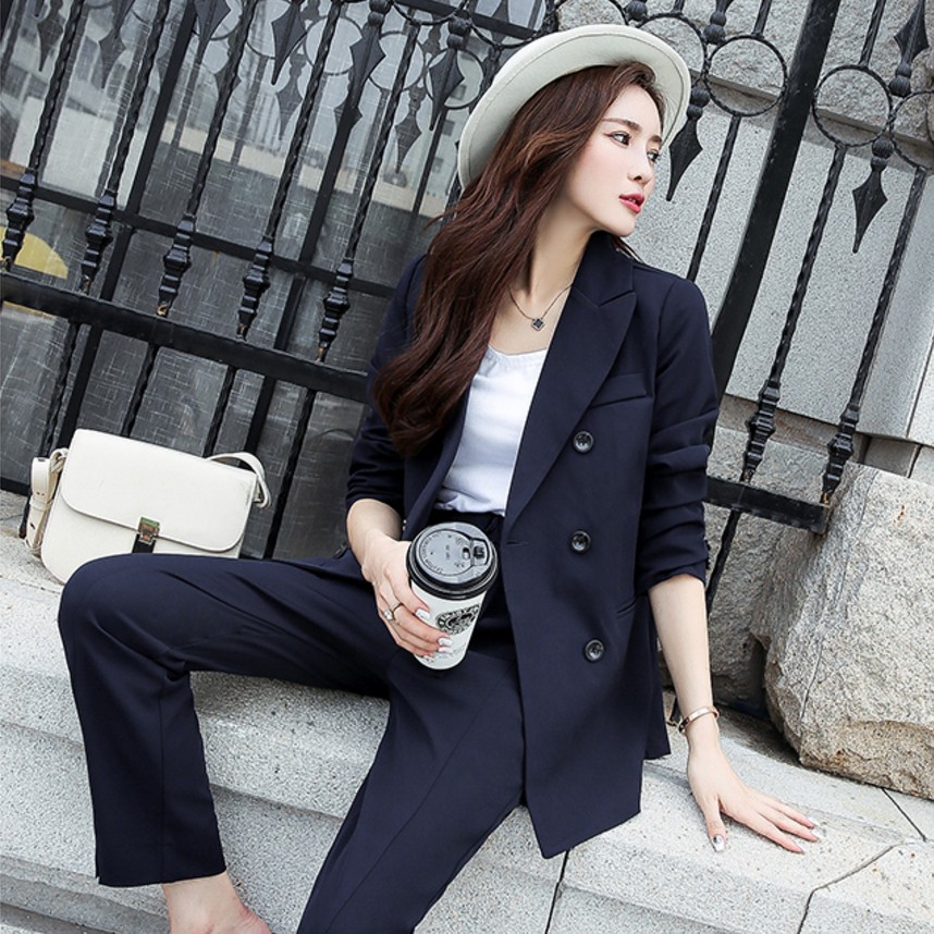 Small suit OL white-collar two-piece set